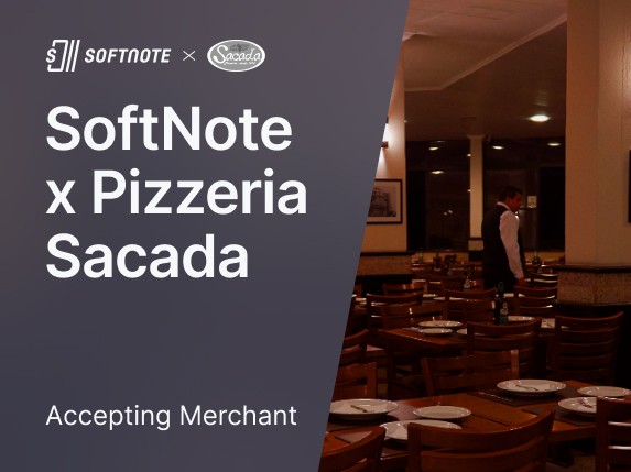 Tectum Announces Pizzaria Sacada as a SoftNote Merchant